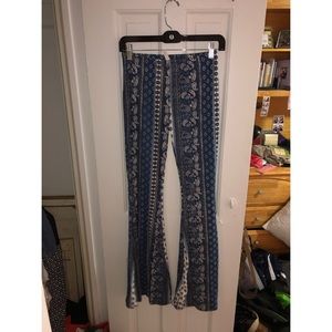 High Waist Gypsy Comfy Yoga Fit to Flare Pants